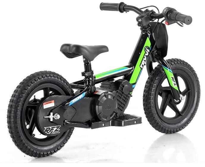 REVVI Childs Electric Balance Bike 12in /  Green