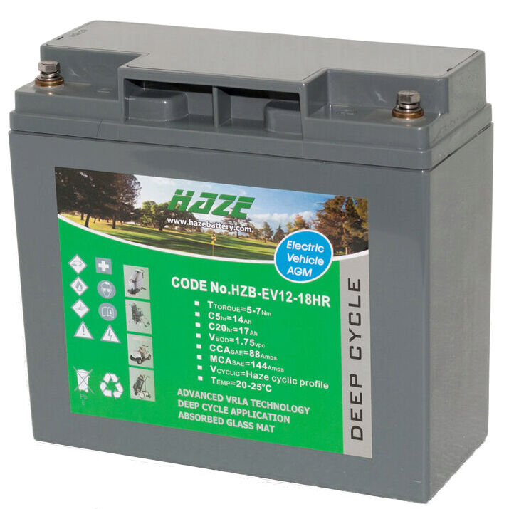 UNIVERSAL BATTERY 12v -18.5Ah - 181x76x167mm  M5 HZB-EV12-18