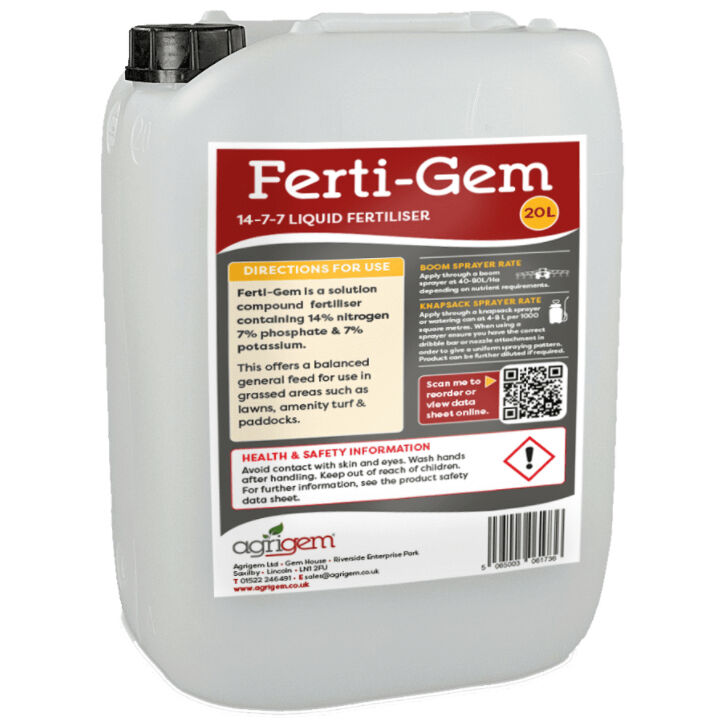 Ferti-Gem 14-7-7 Liquid Fertiliser 20L