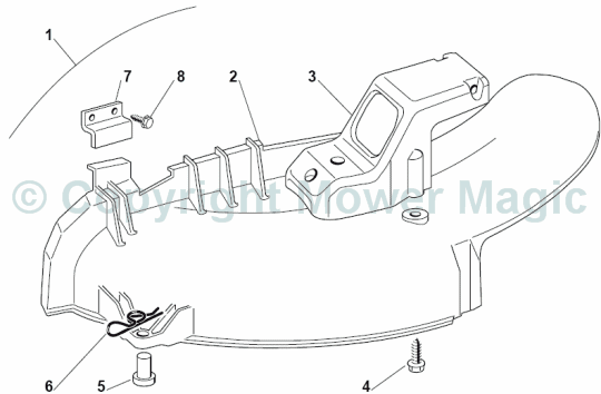 Optionals on Request - Mountfield (2009 - 2010) 725V Honda 2T0313483/UM9