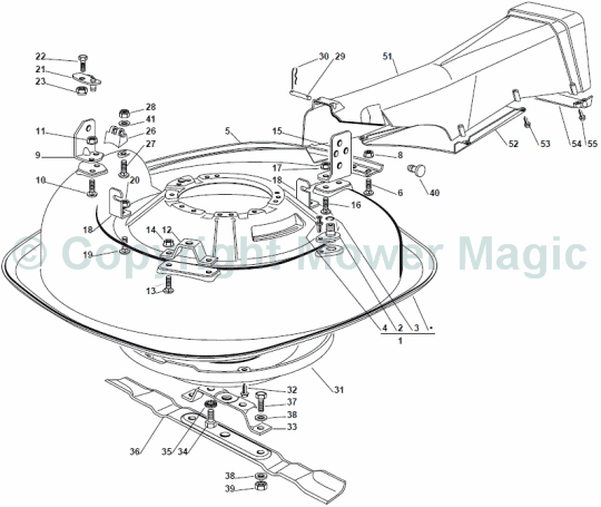 Cutting Plate (2) - Mountfield (2009 - 2010) 725V Honda 2T0313483/UM9