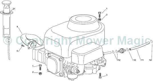 Engine GGP - Mountfield (2010) 725V Mountfield 2T0314483/UM9