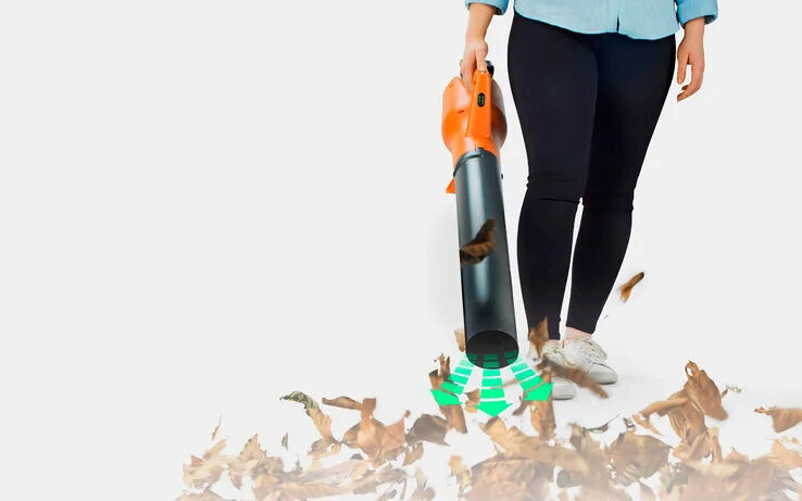 Flymo EasiClear 100 Cordless Leaf Blower KIT 18v / 2.5ah 