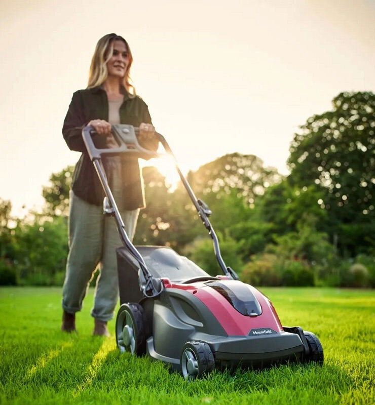 Mountfield Princess 38Li Cordless Lawnmower Kit 38cm including Battery and Charger  (2 x 2Ah)