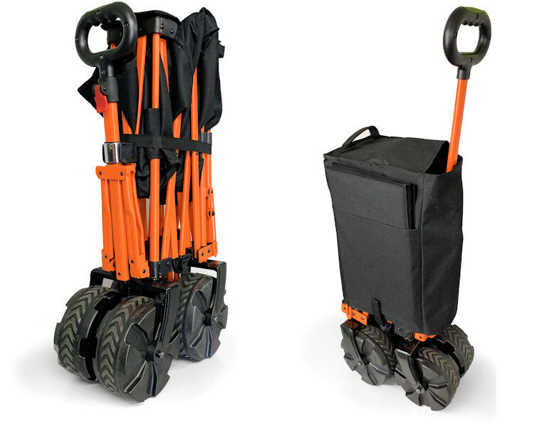 Sherpa Folding Camping Cart - Great for Festivals and Fishing Too from Mower Magic