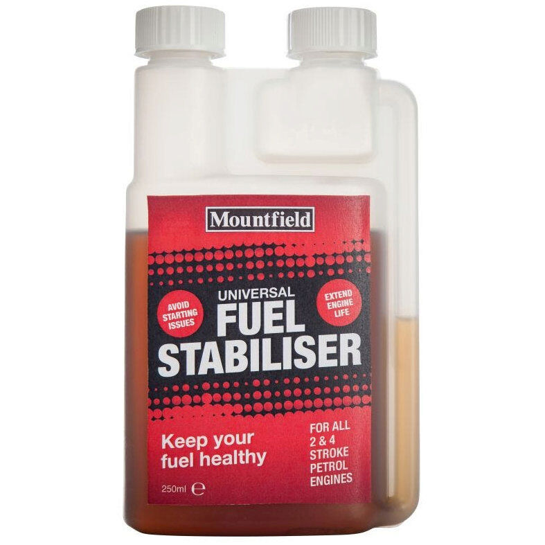 Mountfield Stiga Universal Fuel Stabiliser Additive - Measured Bottle 250ml