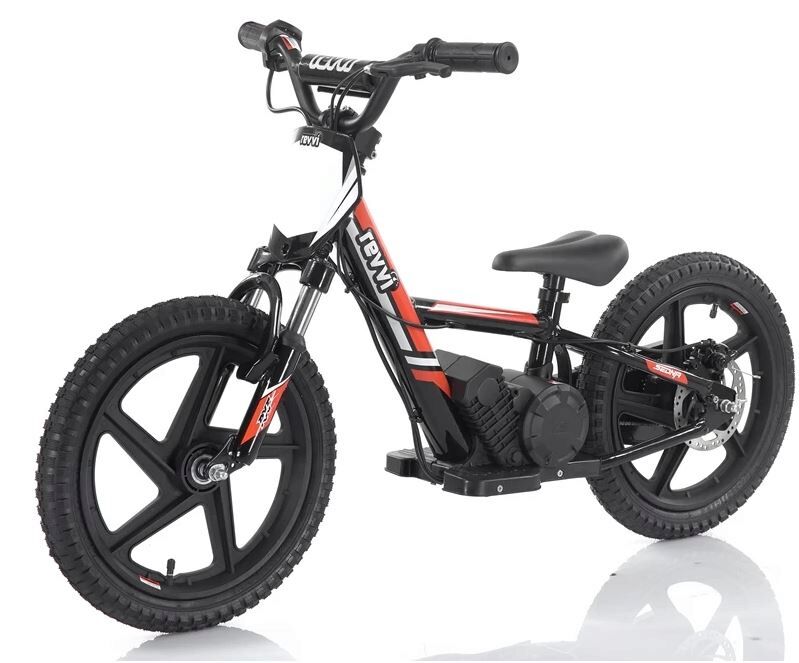 REVVI PLUS Childs Electric Balance Bike 16in / Red PLUS MODEL