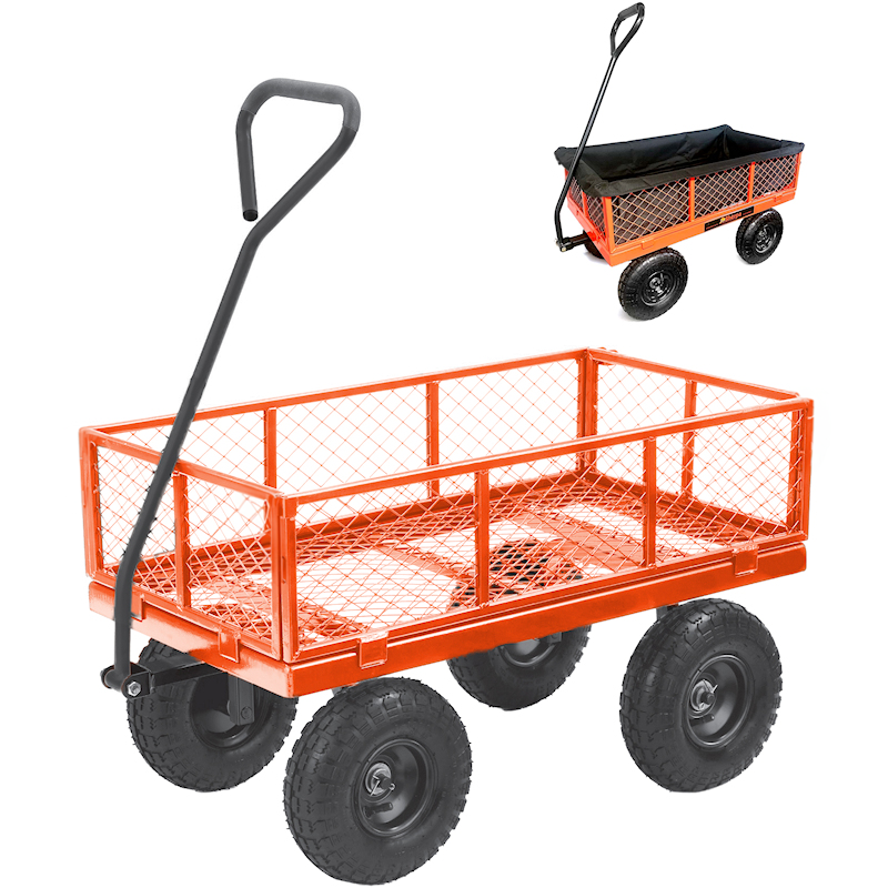 Sherpa Garden Utility Cart Trolley with Liner/Cover