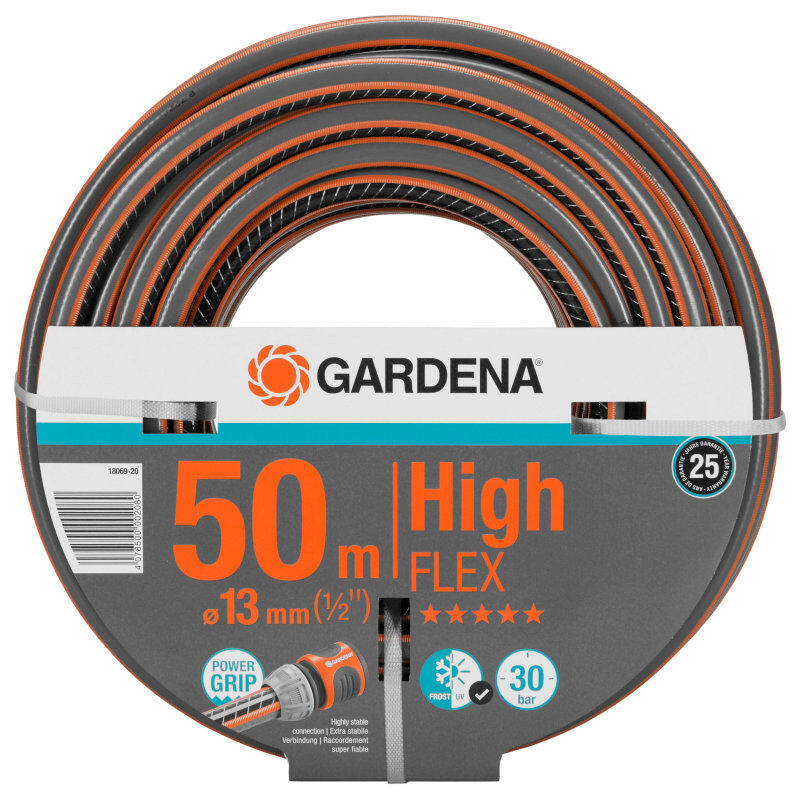 Gardena Comfort Highflex Hose 13Mm (1/2") 50M 18069-20