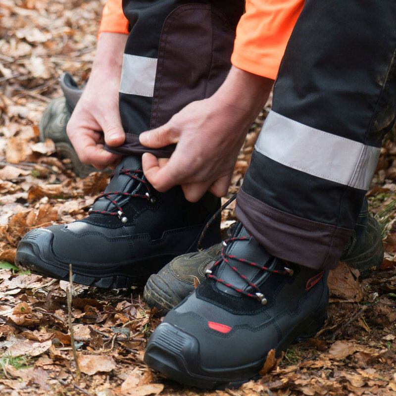 Oregon Yukon Leather Chainsaw Protective Work Boots Class 1