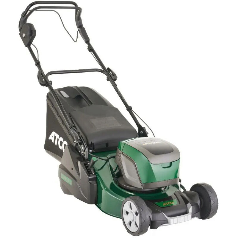 Atco LINER 18S Li Cordless Lawnmower w/Roller KIT 48v / 4Ah + 4Ah / 46cm 