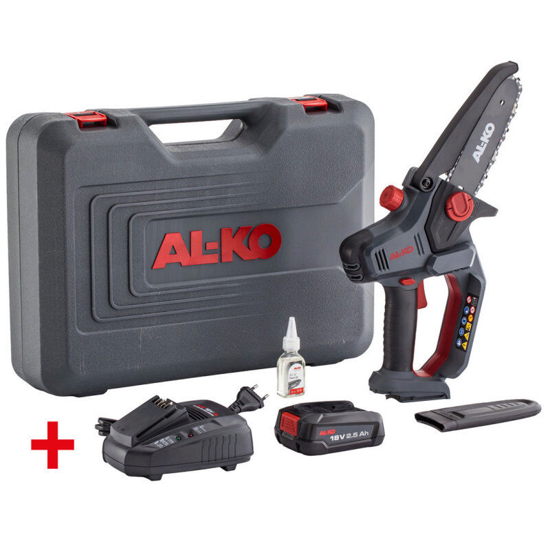 AL-KO CSM 1815 Cordless Pruning Chainsaw Kit 15cm / 18v / 2.5Ah