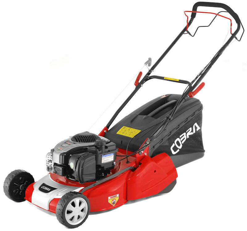 Cobra RM46SPBR 46cm SP Petrol Roller Lawnmower - Ready Start