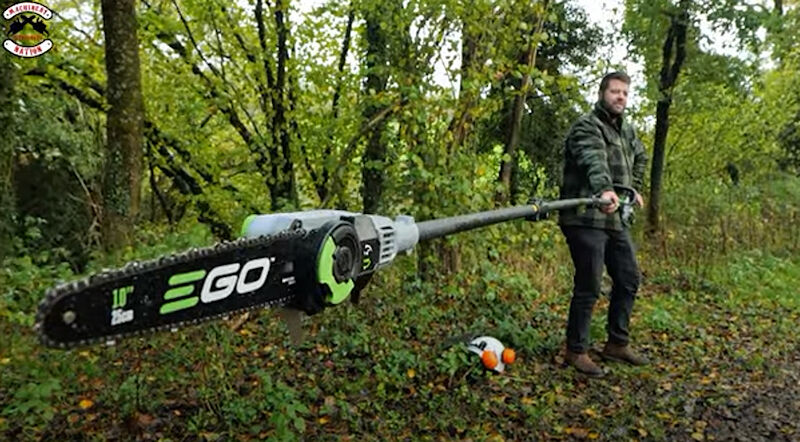 EGO PS1003E Premium Cordless Pole Pruner KIT from Mower Magic