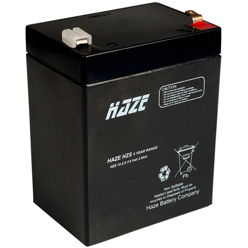 UNIVERSAL BATTERY 12v - 2.9Ah - 79x56x98mm  T1 HZS12-2.9