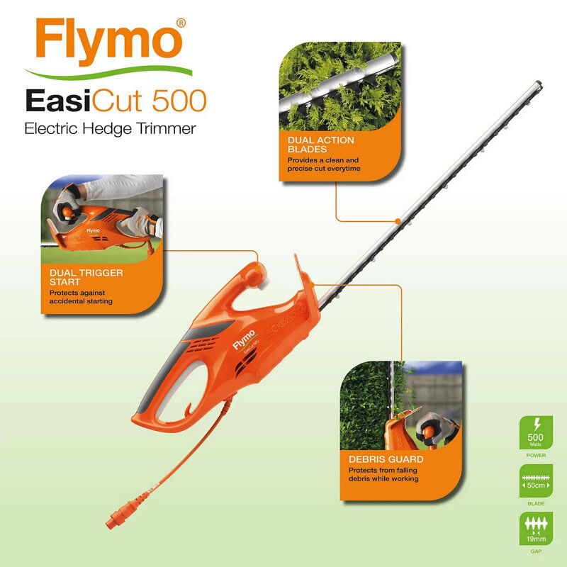 Flymo Easicut 450w Electric Hedge Trimmer 45cm