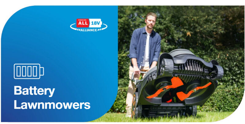 Flymo Ultra Mow Duo 460 Cordless Twin Lawnmower 36V (2 x 18v) inc 4 ah battery 