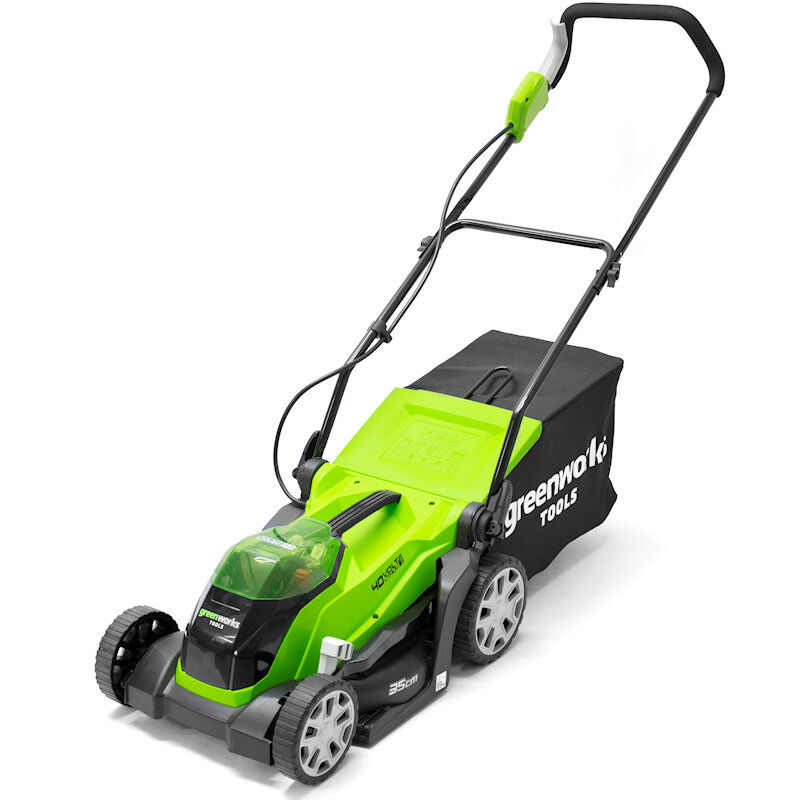 Greenworks G40LM35K2X Cordless Lawn Mower Kit 40V / 35cm / 2Ah Battery and Charger