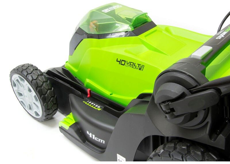 Greenworks G40LMK2X Cordless Lawnmower 40v / 40cm 2x2Ah Batteries / Charger