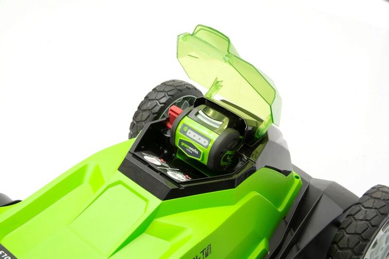 Greenworks G40LMK2X Cordless Lawnmower 40v / 40cm 2x2Ah Batteries / Charger from Mower Magic