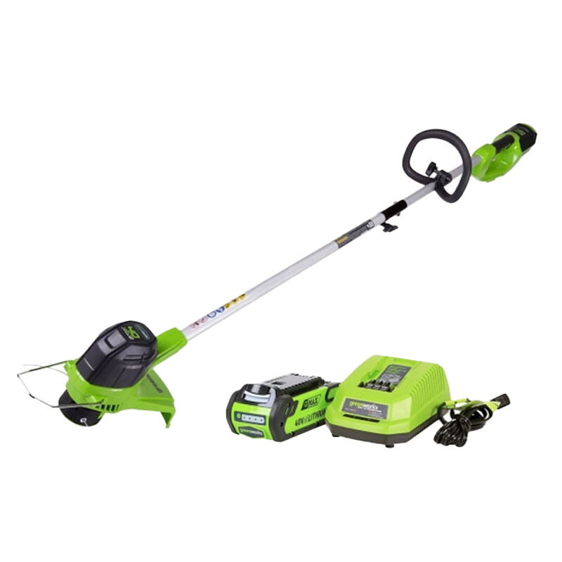 Greenworks G40LTK2 Cordless Grass Trimmer Kit 40v /  2Ah Battery + Charger