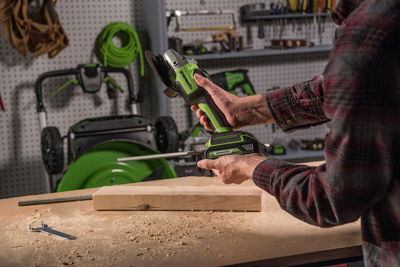 Greenworks GD24AG 24V Brushless Angle Grinder (Tool Only) 