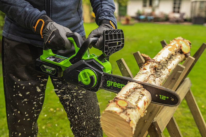 Greenworks GWGD24CS30K4 Cordless Brushless Chainsaw Kit 24V / 30cm / Battery and Charger 