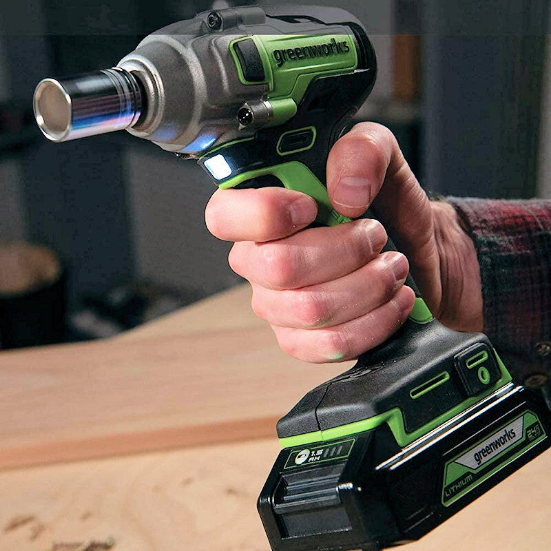 Greenworks 24V Cordless Brushless 400NM Impact Wrench (Tool Only)