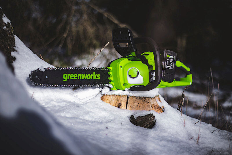 Greenworks GWGD24X2CS36 Cordless Chainsaw (Tool Only)   48V (2 x 24V) / 36cm / Brushless 