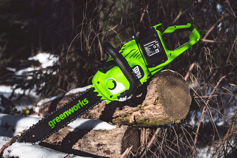 Greenworks GWGD24X2CS36 Cordless Chainsaw (Tool Only)   48V (2 x 24V) / 36cm / Brushless  from Mower Magic