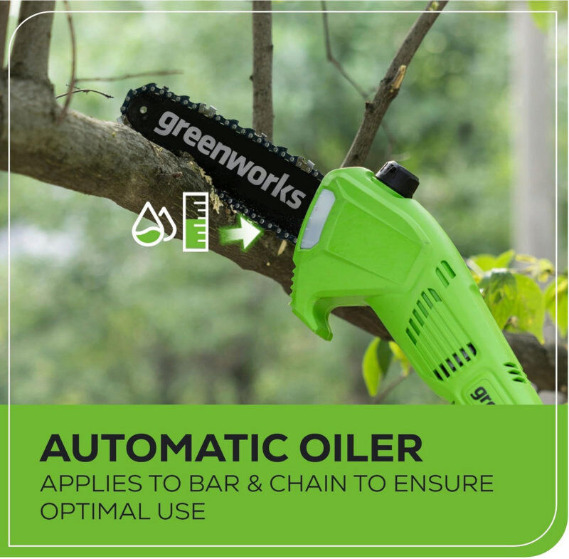 Greenworks Cordless Pole Saw & Hedge Trimmer KIT  40v / 51cm (inc 2 x 2Ah Battery & Charger)