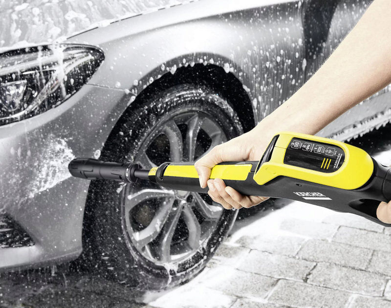 Karcher K5 Electric Pressure Washer with Trolley & T5 Patio Cleaner 145bar / 500 l/hr