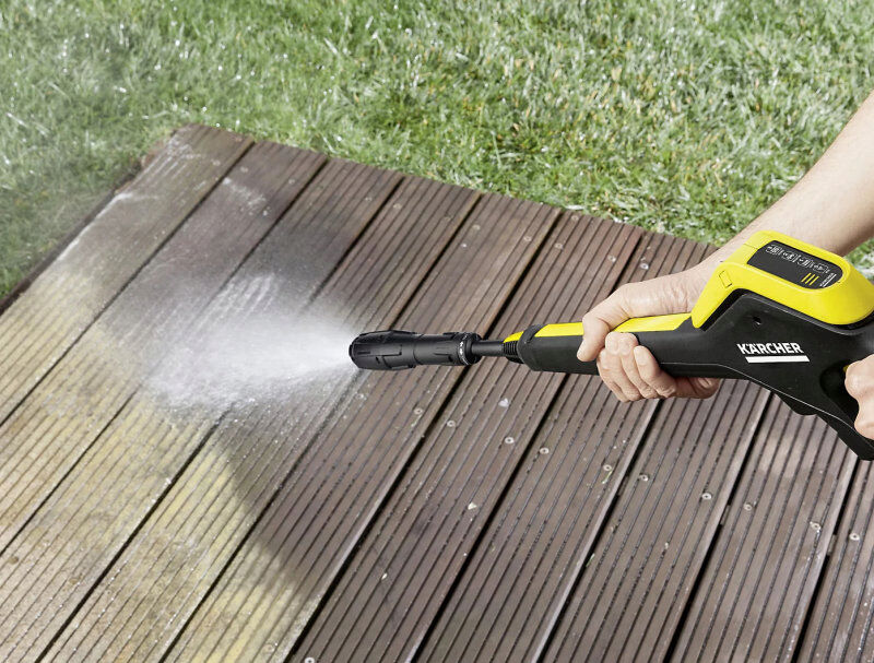 Karcher K5 Electric Pressure Washer with Trolley & T5 Patio Cleaner 145bar / 500 l/hr from Mower Magic
