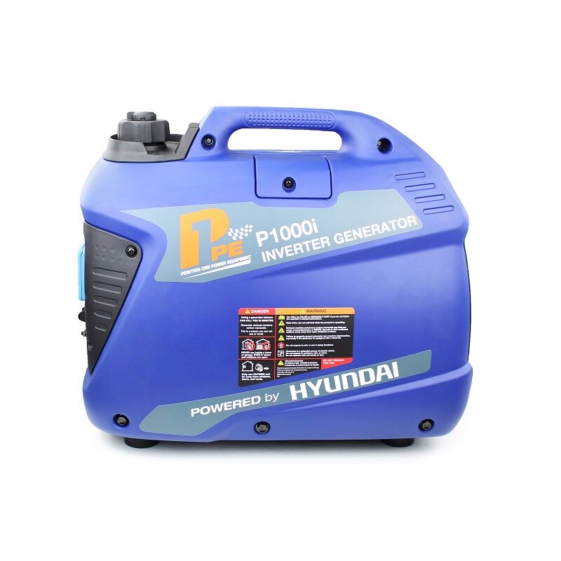 P1000i 1000W Portable Petrol Inverter Suitcase Generator (Powered by Hyundai)