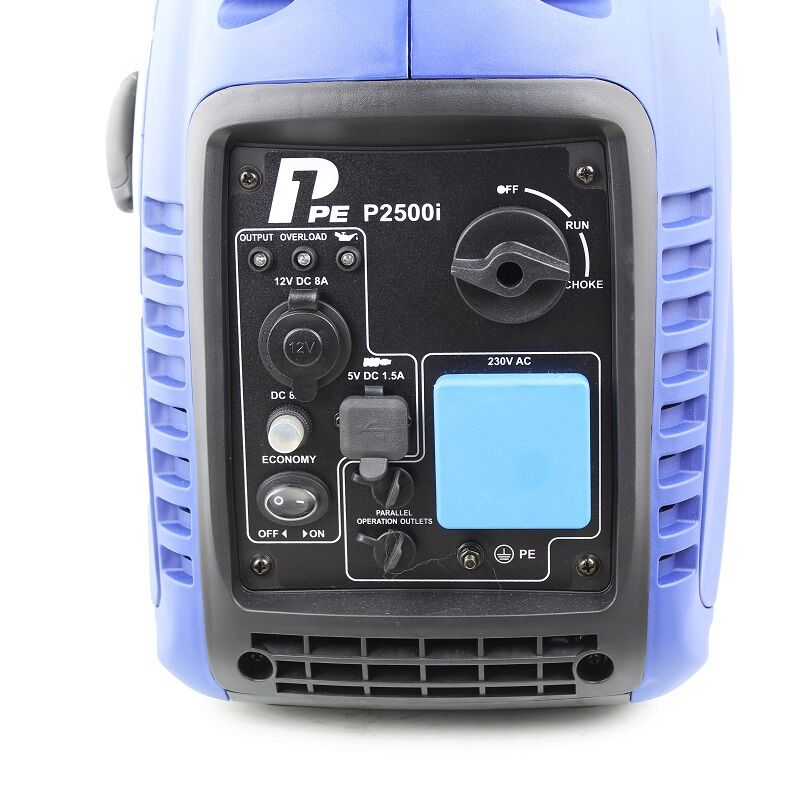 P1PE P2500i 2200W Portable Petrol Inverter Generator (Powered by Hyundai)