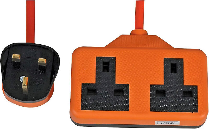 Power Extension - 2 x Socket and 15m Cable 13A