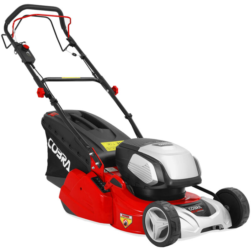 Cobra Premium Cordless Rear Roller Lawnmower Twin-40v / 5Ah / 43cm  RM43SP80V