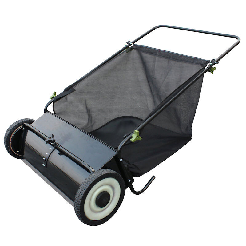 Handy 26in / 66cm Manual Push Lawn Leaf Sweeper