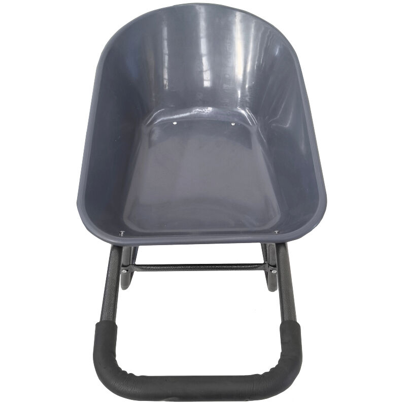 Handy Twin-Wheeled Poly Wheelbarrow