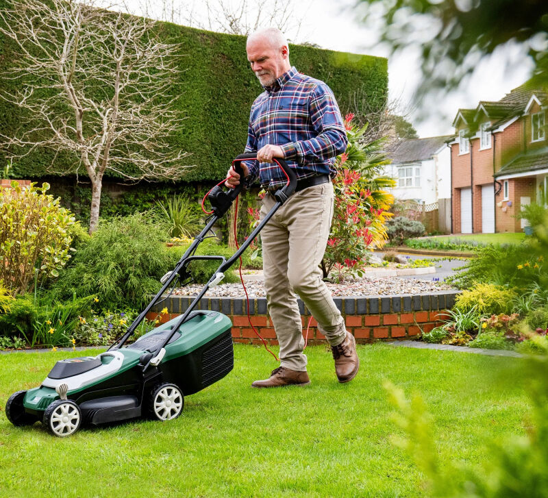 Webb Supreme Electric Rotary Lawnmower with Rear Roller 33cm / 1200w from Mower Magic