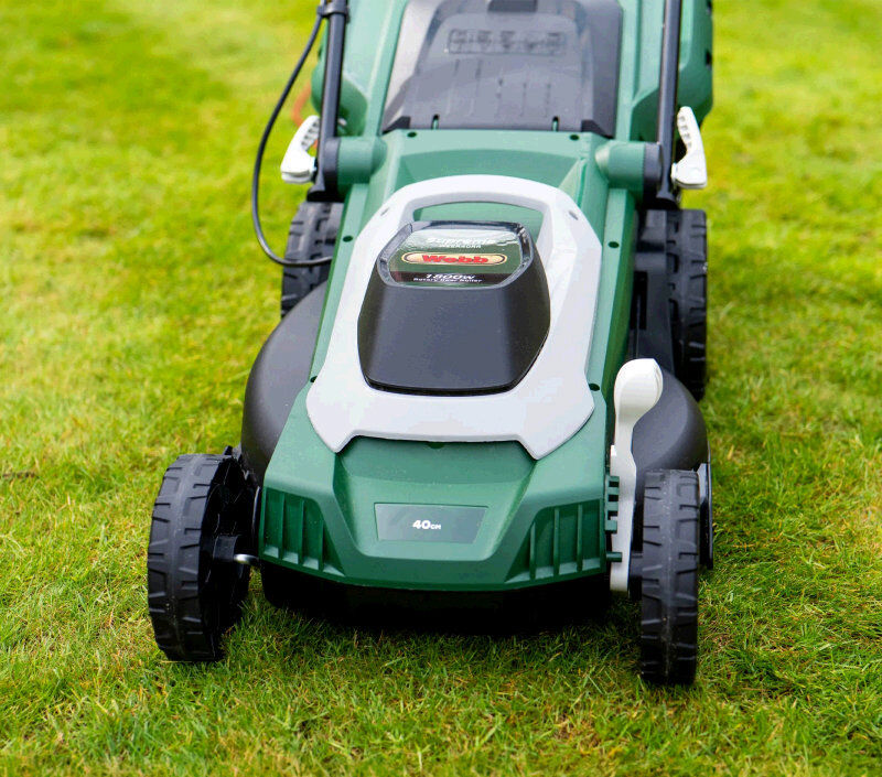 Webb Supreme Electric Rotary Lawnmower with Rear Roller 40cm / 1800w