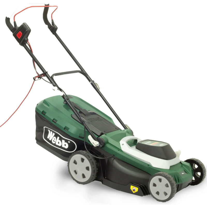 Webb Supreme Electric Rotary Lawnmower with Rear Roller 40cm / 1800w