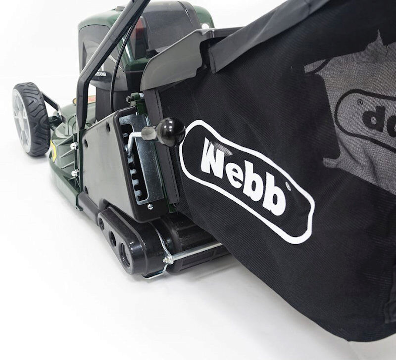 Webb RR17LISPX2 Cordless Roller Rotary Mower Kit 43cm / SP  2x4Ah Batteries from Mower Magic