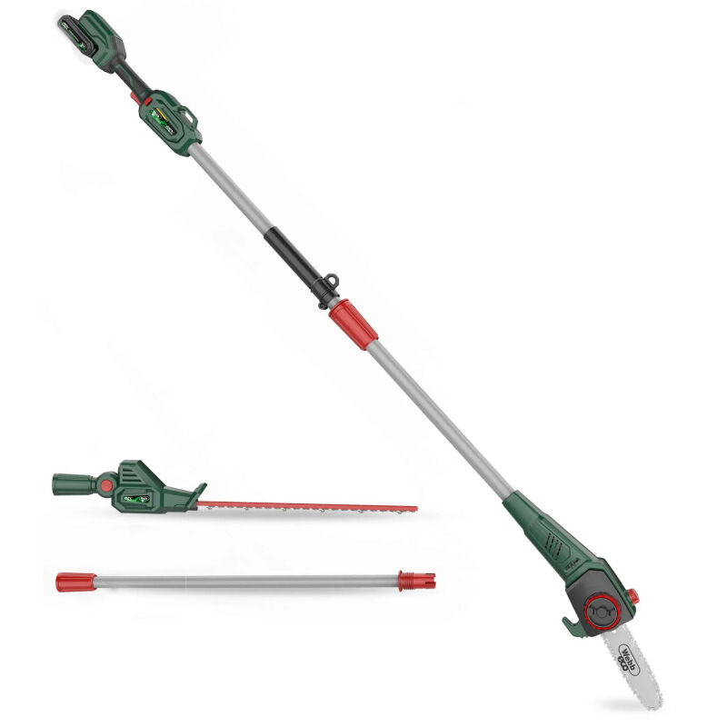 Webb Cordless Long Reach Hedge Trimmer & Pruner  20v / 50cm (Tool Only)