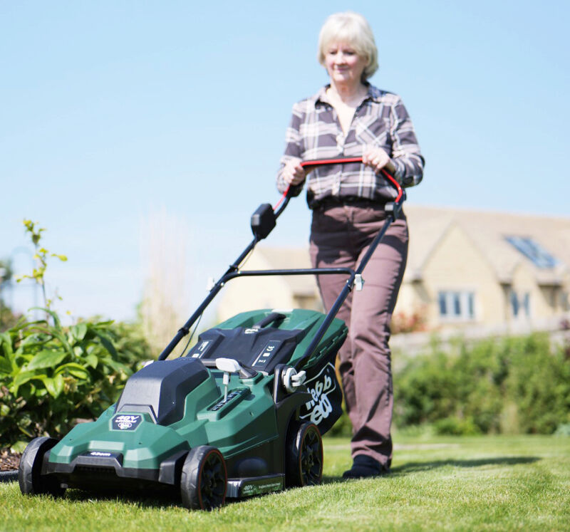 Webb V20X2LM43 Cordless Rotary Lawnmower 43cm / 40V (2 x 20v) (Tool Only) from Mower Magic