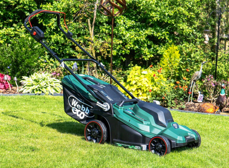 Webb V20X2LM43 Cordless Rotary Lawnmower 43cm / 40V (2 x 20v) (Tool Only) from Mower Magic