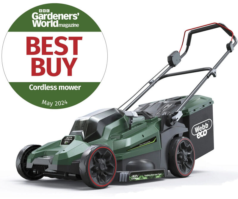 Webb V20X2LM43 Cordless Rotary Lawnmower 43cm / 40V (2 x 20v) (Tool Only)