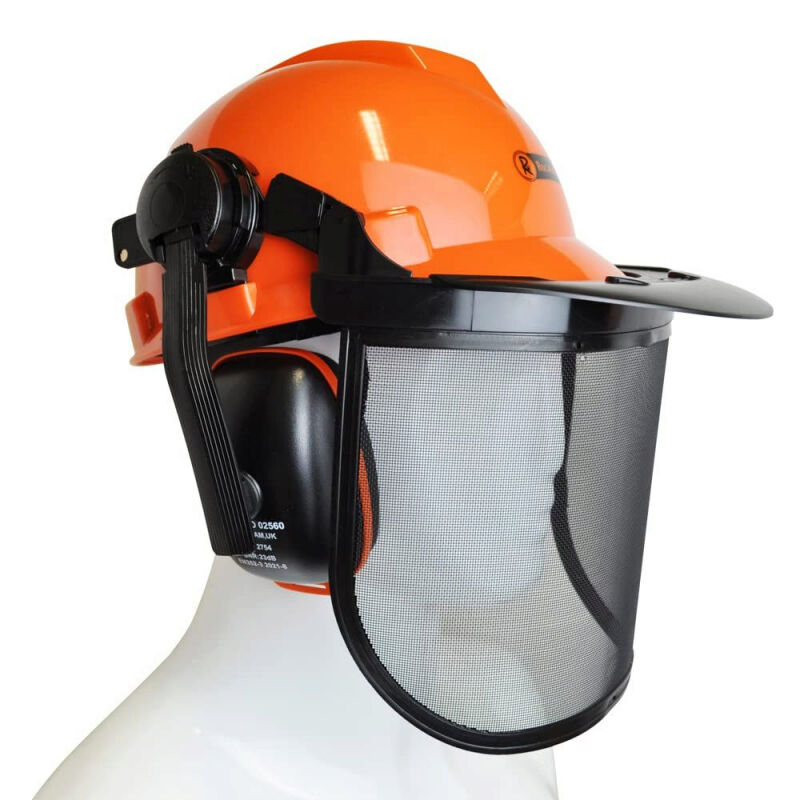 RocWood Safety Helmet / Visor / Earmuff Set