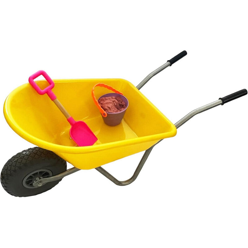 County Junior Childs Wheelbarrow - Yellow