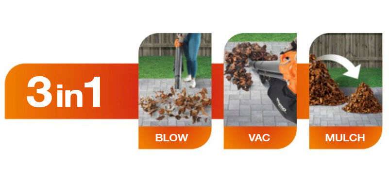Flymo Cordless EasiBlowVac KIT 18v / 4Ah Battery K4  from Mower Magic